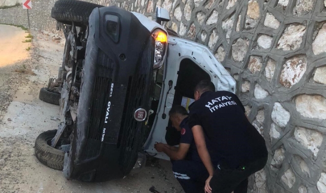Yayladağı’nda trafik kazası