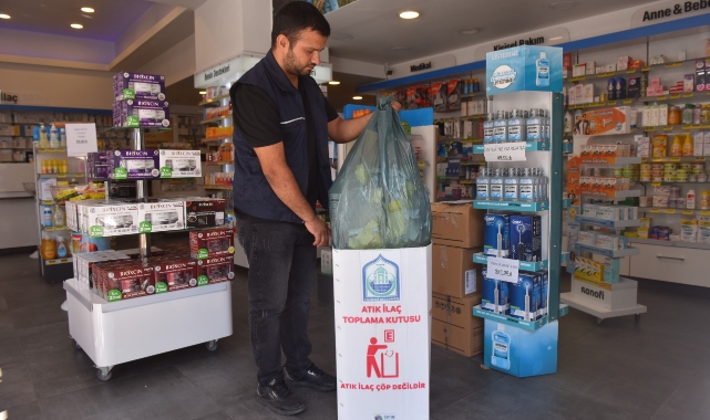 Yıldırım'da artık ilaçlar çöp değil