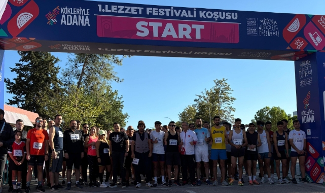 Adana’da Lezzet Festivali Koşusu yapıldı