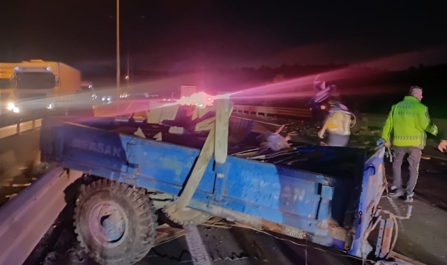 Afyonkarahisar'da trafik kazası, 1 ölü 2 yaralı