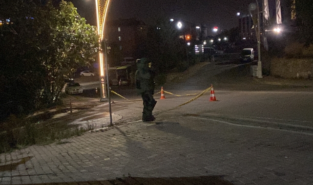Ağaca asılı şüpheli paketten kamp çadırı çıktı