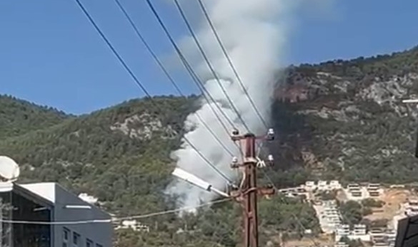Alanya'da orman yangını