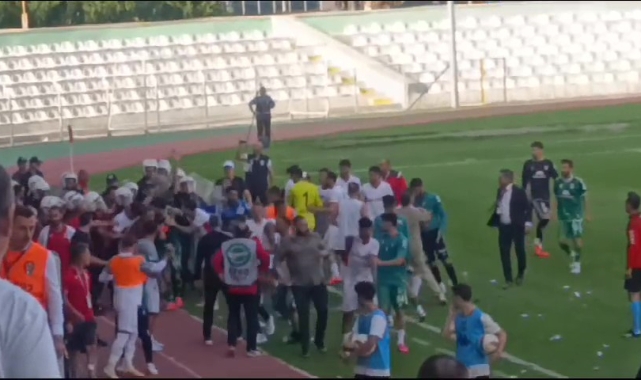 Amasya’da sahada gerginlik   