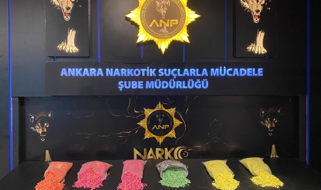 Ankara’da 28 binden fazla uyuşturucu hap ele geçirildi
