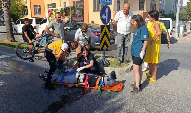 Antalya'da motosiklet kazası: 1 yaralı