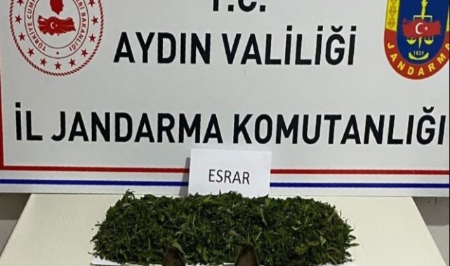 Aydın jandarmasından uyuşturucu operasyonu