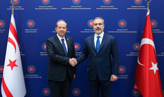 Bakan Fidan KKTC Cumhurbaşkanı Tatar ile görüştü   
