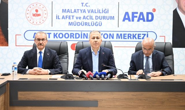 Bakan Yerlikaya'dan Malatya depremi hakkında açıklama