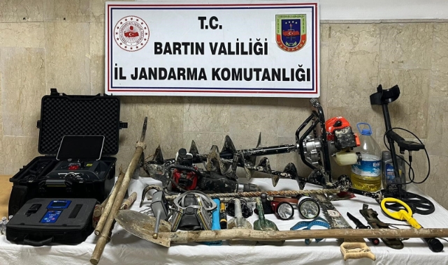 Bartın'da define avcıları suçüstü yakalandı  