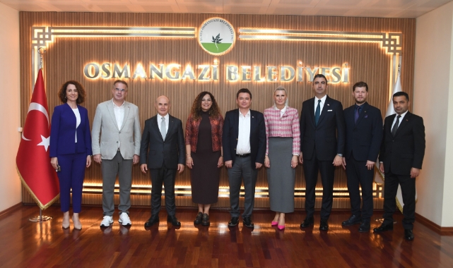 Başkan Aydın belediye başkanlarını ağırladı