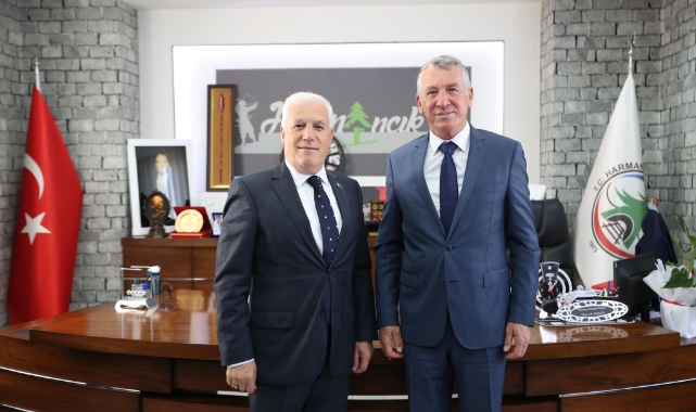 Başkan Bozbey, Harmancık Belediye Başkanı Arıkan'ı ziyaret etti