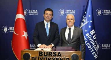 Başkan Mustafa Bozbey'den Başkan İmamoğlu'na teşekkür