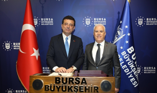 Başkan Mustafa Bozbey'den Başkan İmamoğlu'na teşekkür