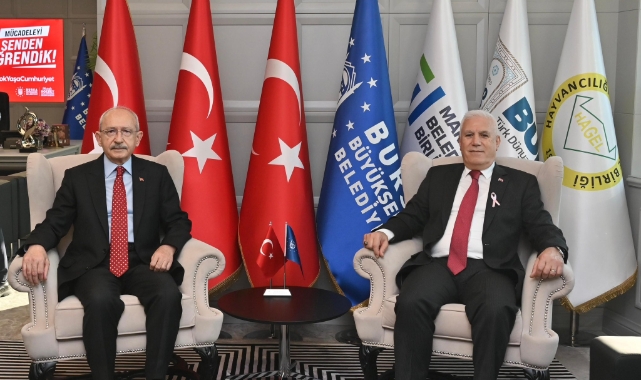Başkan Mustafa Bozbey, eski CHP Lideri Kılıçdaroğlu'nu ağırladı
