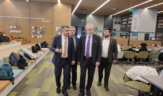 Başkan Yılmaz, Dışişleri Bakanı Başdanışmanı Dönmez ve Bal-Göç Genel Başkanı Balkan'ı misafir etti