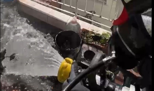 Bilecik'te bir evin balkonunda çıkan yangın korkuttu   