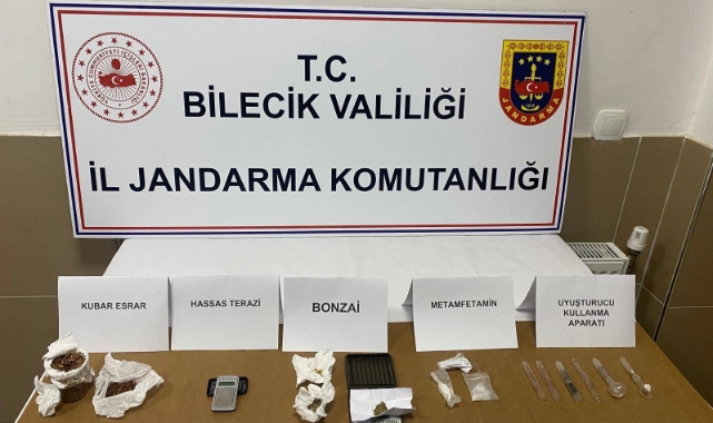 Bilecik'te düzenlenen uyuşturucu operasyonunda 5 kişi yakalandı