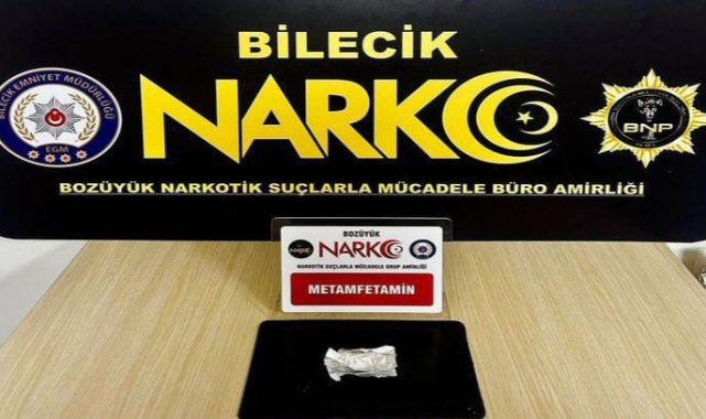 Bilecik'te uyuşturucu operasyonu! 1 gözaltı