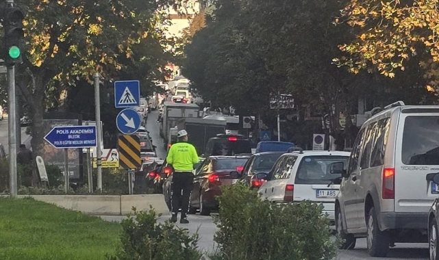 Bilecik'te yoğun trafik