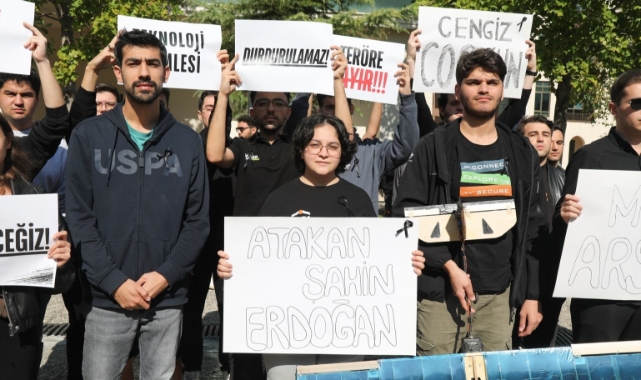 BTÜ öğrencilerinden TUSAŞ'a yapılan terör saldırısına tepki   