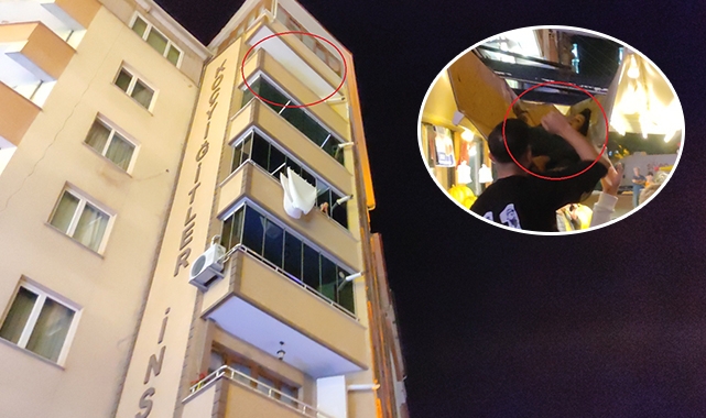 Bursa'da 6'ncı kattaki balkondan manavın brandasına düşen kadın, ağır yaralandı