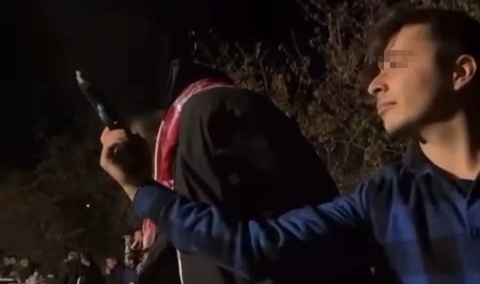 Bursa'da asker eğlencesinde magandalar havaya defalarca ateş açtı
