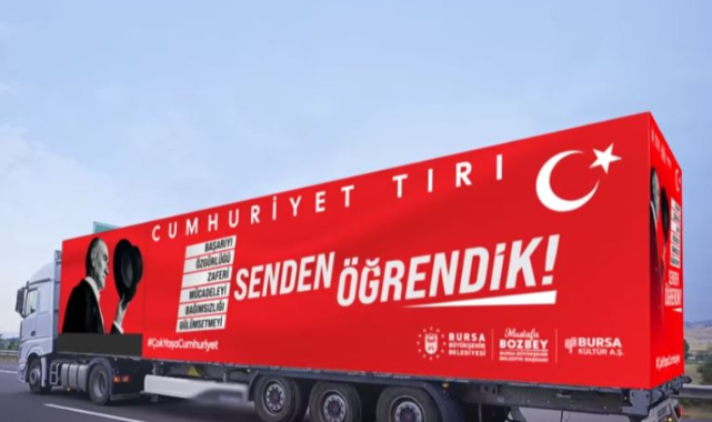 Bursa'da Cumhuriyet TIR'I 17 ilçede