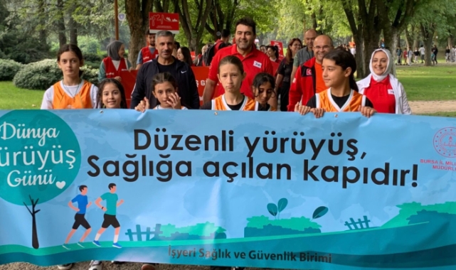 Bursa'da 'Dünya Yürüyüş Günü' etkinliği