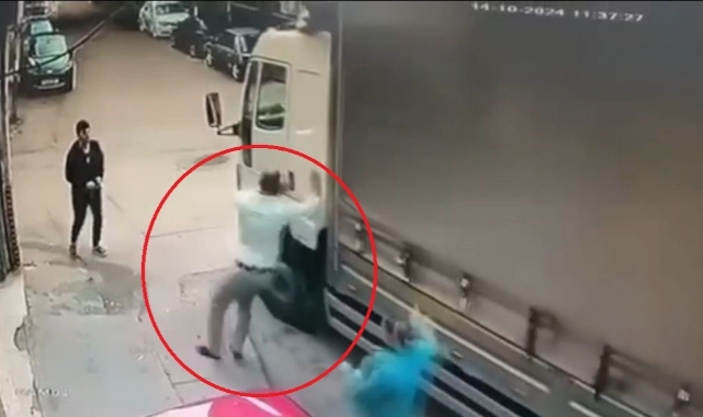 Bursa'da el freni çekilmeyen kamyon faciaya neden oluyordu
