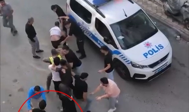 Bursa'da husumetli iki grup arasında kürekli yumruklu kavga!