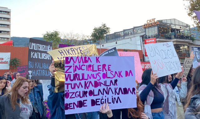 Bursa'da kadınlar tek yürek: "Cezasızlığa son vereceğiz"