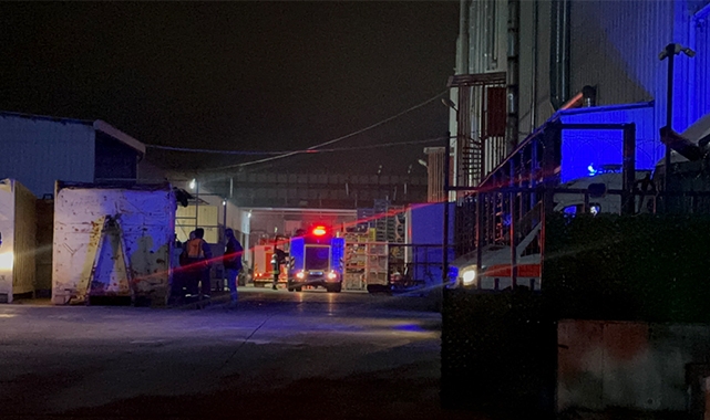 Bursa’da korkutan fabrika yangını