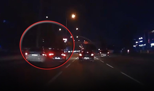 Bursa'da şerit ihlali böyle kaza getirdi