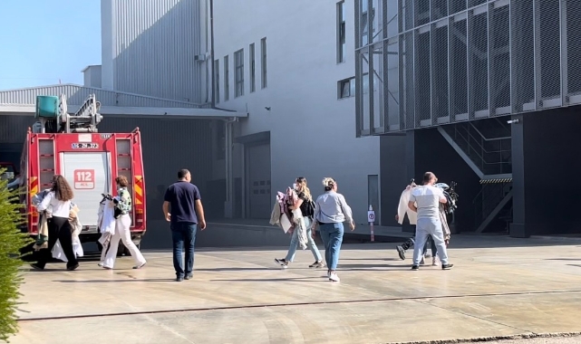 Bursa'da tekstil fabrikasında korkutan yangın