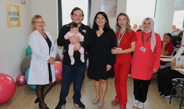 Bursa Şehir Hastanesi’ndeki gebe okulunda bilinçli anne olmaya hazırlanıyorlar