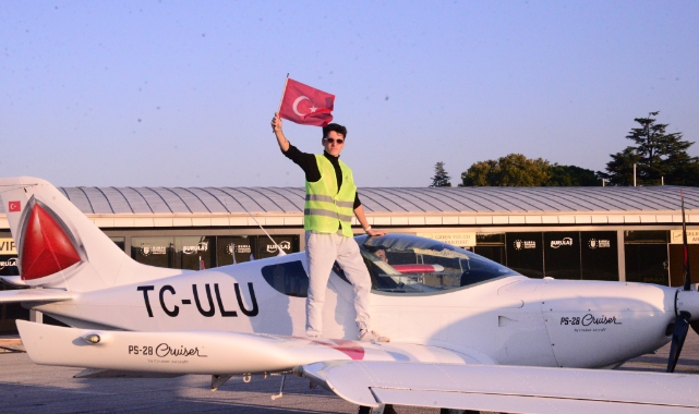Bursa Yunuseli Havalimanı'ndaki pilot ve teknikerlerden TUSAŞ'a destek!