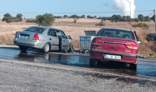 Çan'da trafik kazası