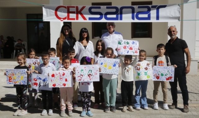ÇEKSANAT, Harmancıklı çocukları sanat atölyeleriyle buluşturdu  