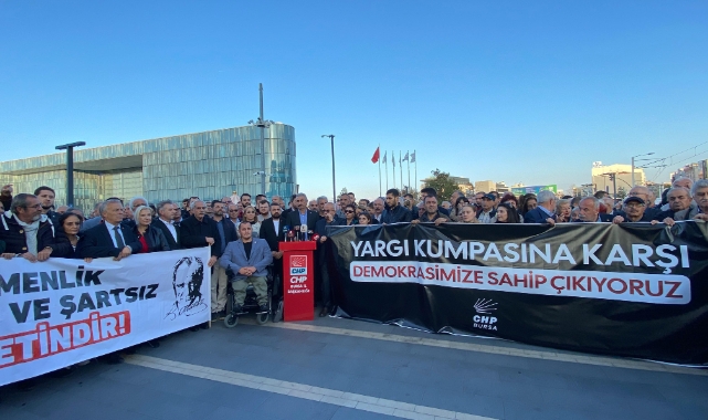CHP Bursa İl Başkanlığı'ndan Ahmet Özer'in tutuklanmasına sert tepki