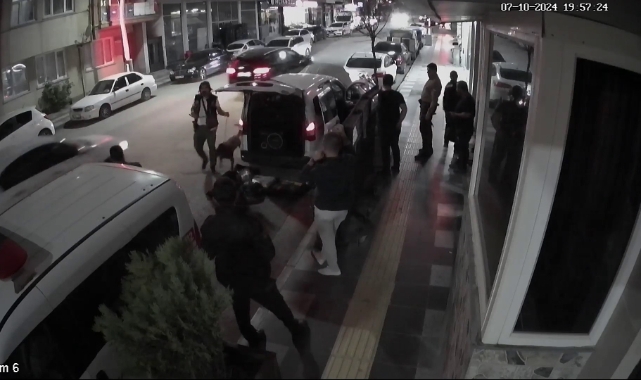 Çorum'da şüpheli araçtan uyuşturucu madde ve makaran çıktı