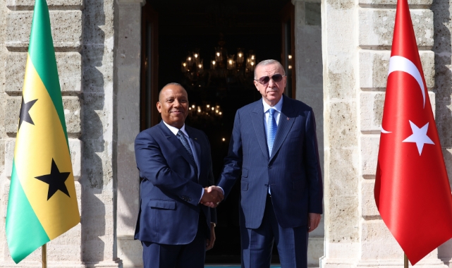 Cumhurbaşkanı Erdoğan Afrikalı lider Trovoada ile görüştü