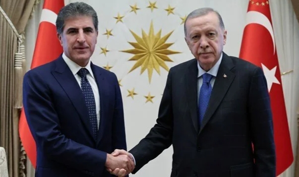 Cumhurbaşkanı Erdoğan, Barzani'yi kabul etti