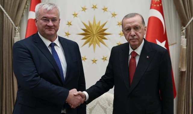 Cumhurbaşkanı Erdoğan, Ukrayna Dışişleri Bakanı Sybiha’yı kabul etti