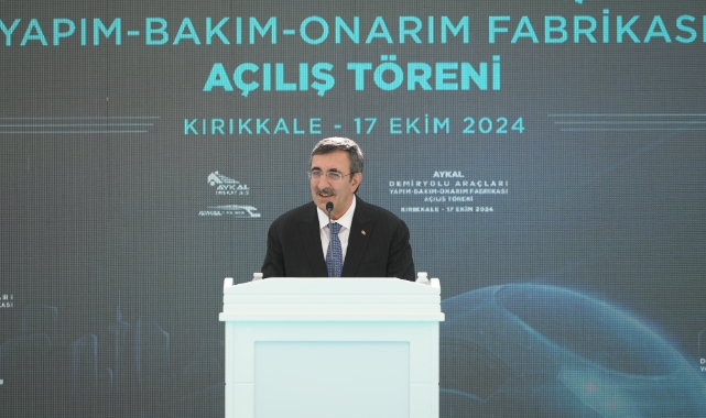 Cumhurbaşkanı Yardımcısı Yılmaz: "Demiryolu ağımızı geliştirmek için önemli adımlar attık"   