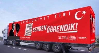 Cumhuriyet Tırı, Orhaneli yollarında!