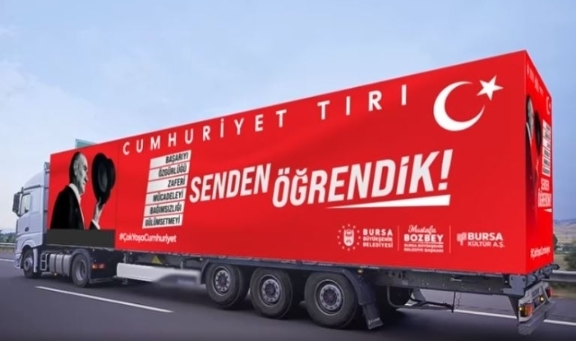 Cumhuriyet Tırı, Orhaneli yollarında!