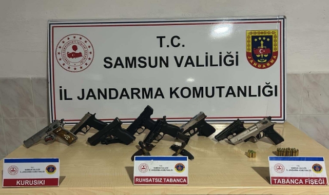 Düğünde silahla havaya ateş açan 6 kişi jandarma tarafından yakalandı  