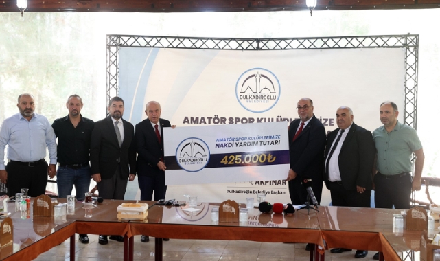 Dulkadiroğlu Belediyesi'nden amatör spora 425 bin lira destek