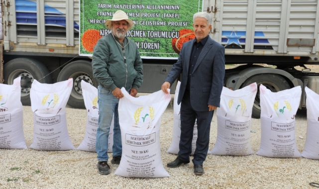 Elazığ’da çiftçilere tohum desteği