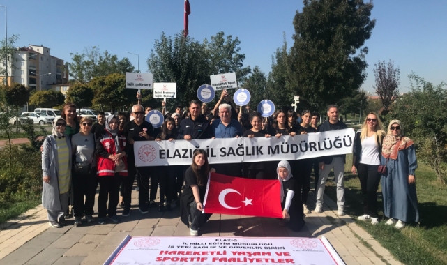 Elazığ’da Dünya Yürüyüş Günü etkinlikleri